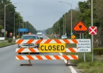 interdição na MG-010 Vespasiano