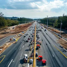 Obras interditam totalmente trecho da MG-010 em Vespasiano