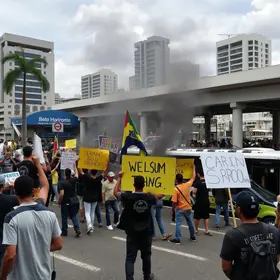 terminal de ônibus Morro Alto