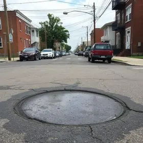 rua esburacada