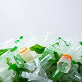 plástico reciclado
