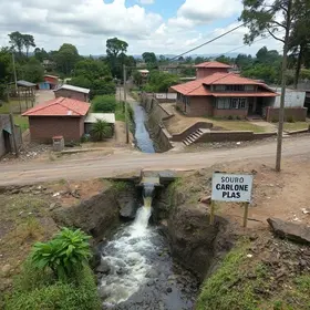 queda de animal em adutora