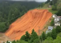 deslizamento de terra