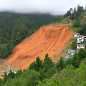 deslizamento de terra