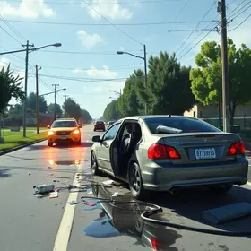 carro invade escola em Vespasiano