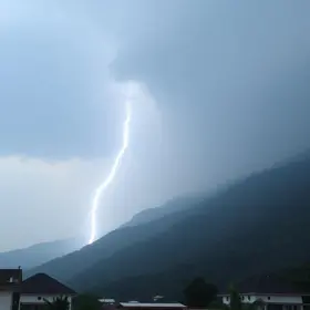 aviso de tempestade em MG